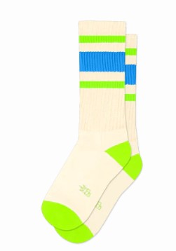 RETRO GYM CREW SOCKS