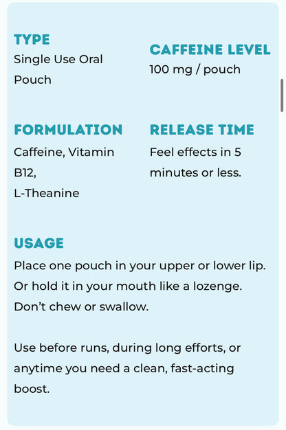 CAFFYNE ENERGY POUCHES