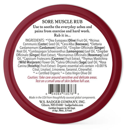 SORE MUSCLE RUB