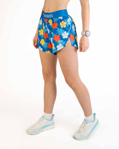 WOMEN’S 4” HALF SPLIT SHORTS