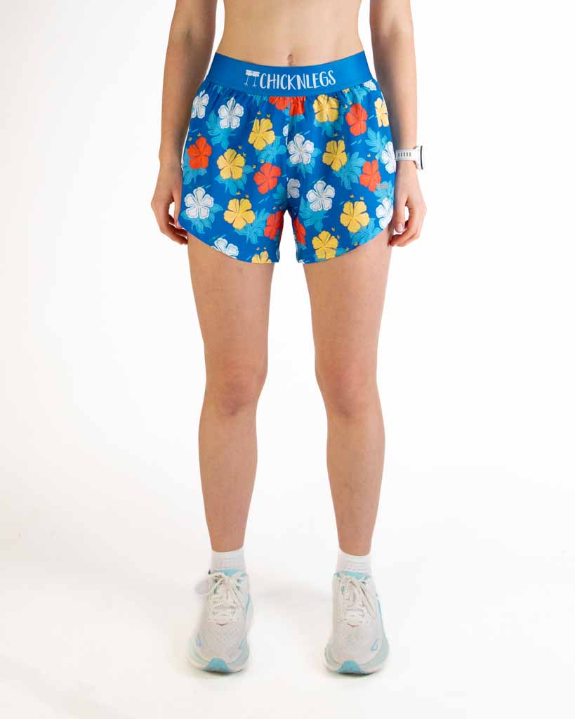 WOMEN’S 4” HALF SPLIT SHORTS