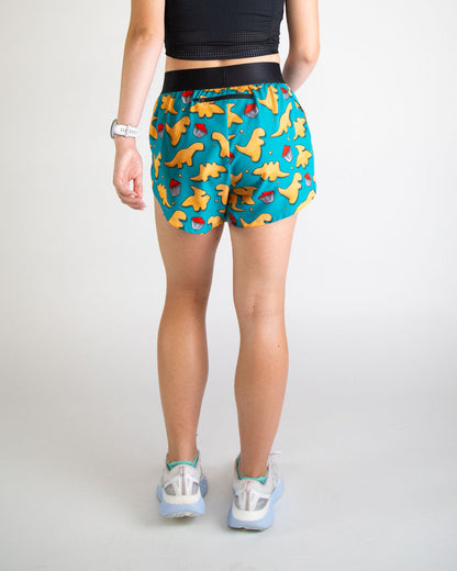 WOMEN’S 4” HALF SPLIT SHORTS