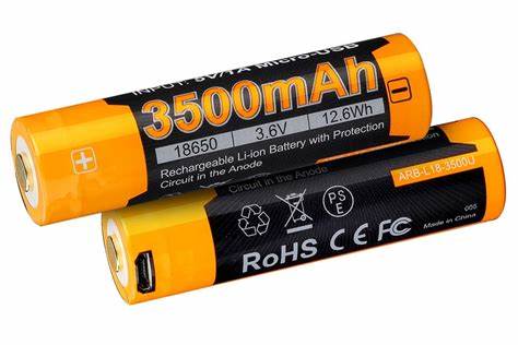 ARB-L18-3500U 18650 BATTERY 3500MAH USB