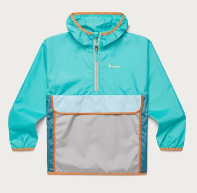 TECA HALF-ZIP WINDBREAKER - KIDS