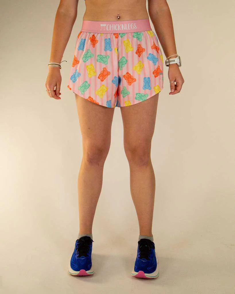 WOMEN’S 4” HALF SPLIT SHORTS