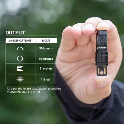 IMINI 2 RECHARGEABLE MINI FLASHLIGHT