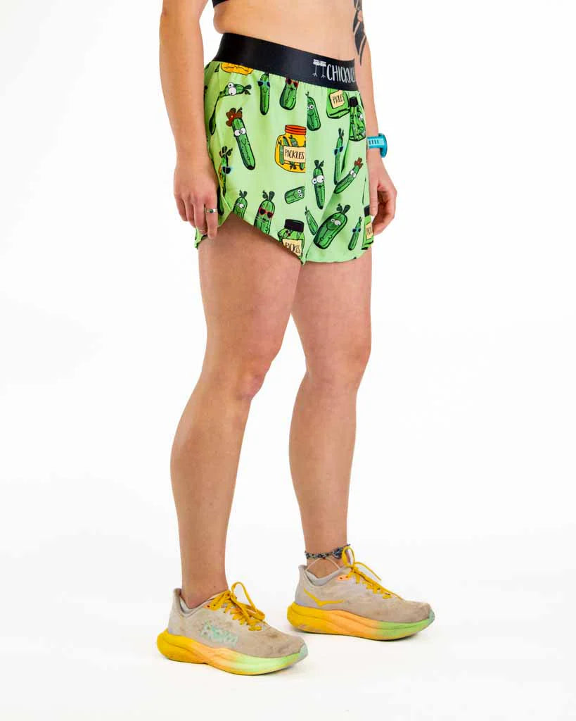 WOMEN’S 4” HALF SPLIT SHORTS