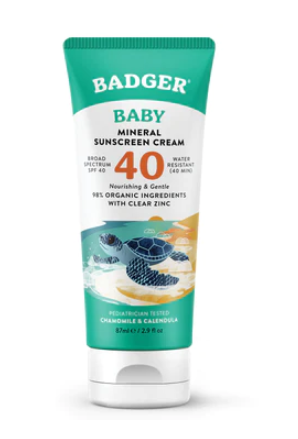 BABY MINERAL OIL SUNSCREEN - SPF 40